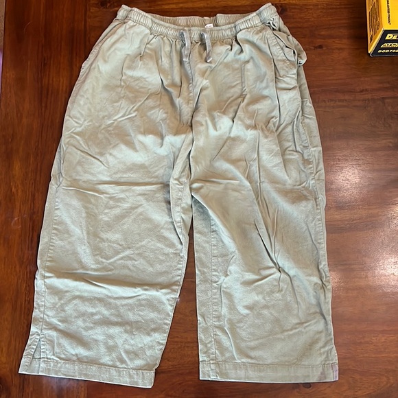 Rebecca Malone Pants - (THIS ITEM WILL BE DONATED AT END OF DEC) 
Green Rebecca Malone Capris